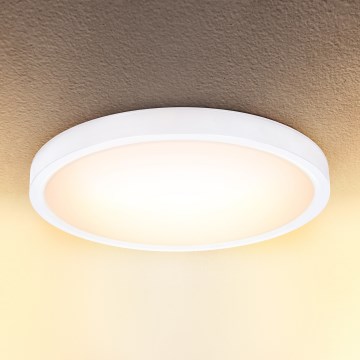 Brilagi - LED Aptumšojama griestu lampa ESTELA LED/48W/230V 3000-6500K ø 40 cm balta + tālvadības pults