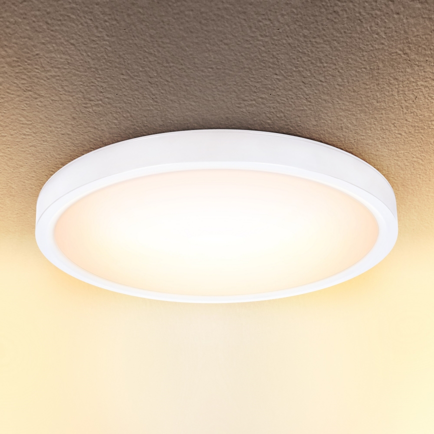 Brilagi - LED Aptumšojama griestu lampa ESTELA LED/48W/230V 3000-6500K ø 40 cm balta + tālvadības pults