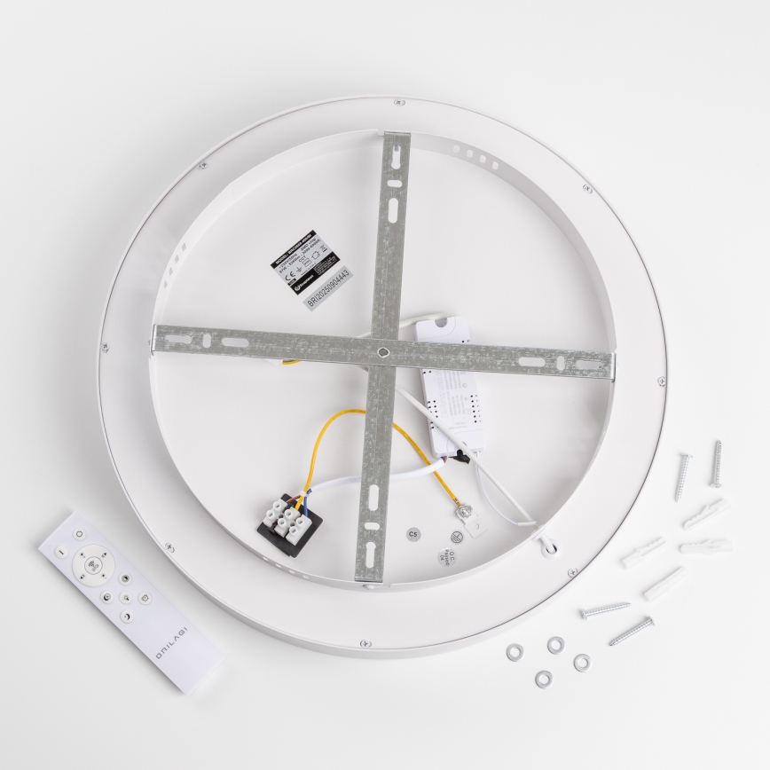 Brilagi - Regulējama LED griestu lampa FALCON II LED/67W/230V 3000-6500K Ø 40 cm balta + tālvadības pults