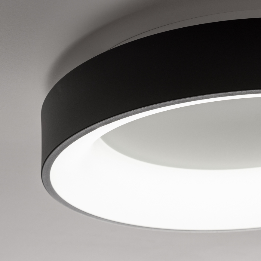Brilagi - LED Aptumšojama griestu lampa FALCON LED/80W/230V 3000-6500K d. 60 cm melna + tālvadības pults