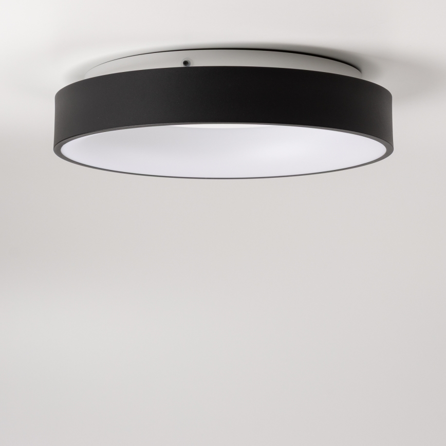 Brilagi - LED Aptumšojama griestu lampa FALCON LED/80W/230V 3000-6500K d. 60 cm melna + tālvadības pults