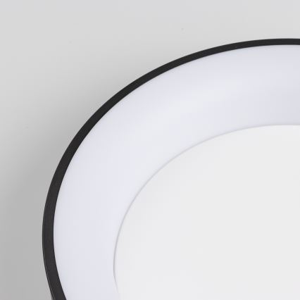 Brilagi - LED Aptumšojama griestu lampa FALCON LED/80W/230V 3000-6500K d. 60 cm melna + tālvadības pults