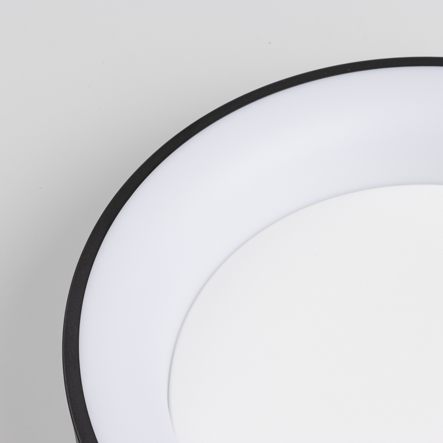 Brilagi - LED Aptumšojama griestu lampa FALCON LED/80W/230V 3000-6500K d. 60 cm melna + tālvadības pults