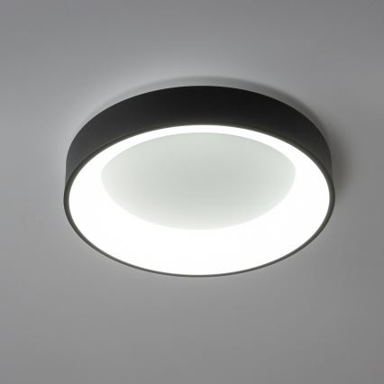 Brilagi - LED Aptumšojama griestu lampa FALCON LED/80W/230V 3000-6500K d. 60 cm melna + tālvadības pults