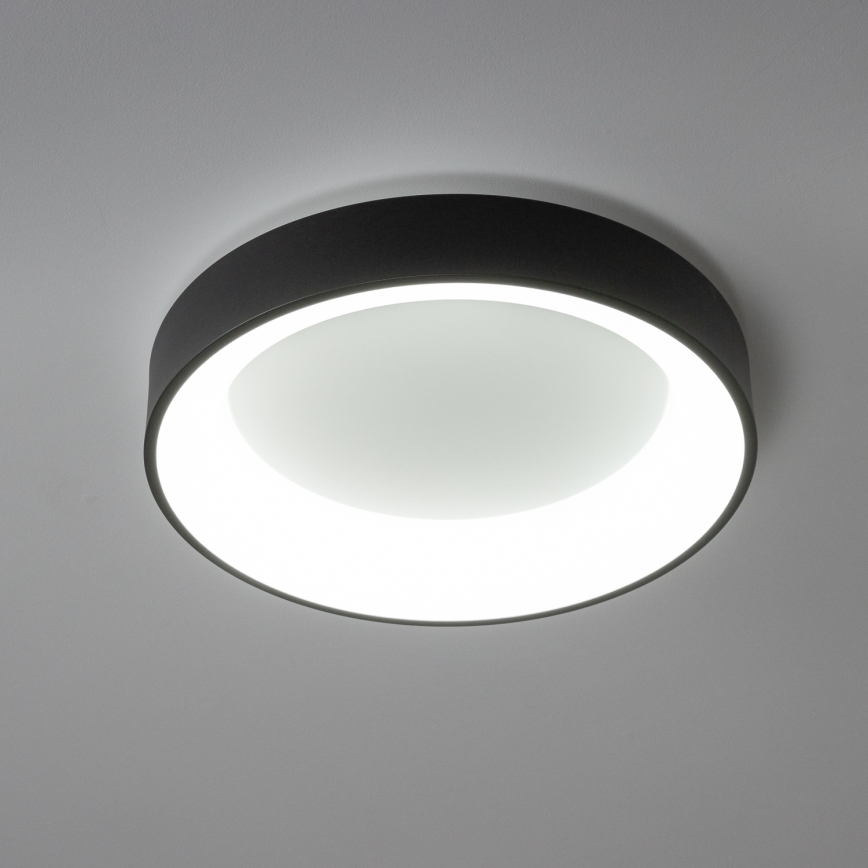 Brilagi - LED Aptumšojama griestu lampa FALCON LED/80W/230V 3000-6500K d. 60 cm melna + tālvadības pults