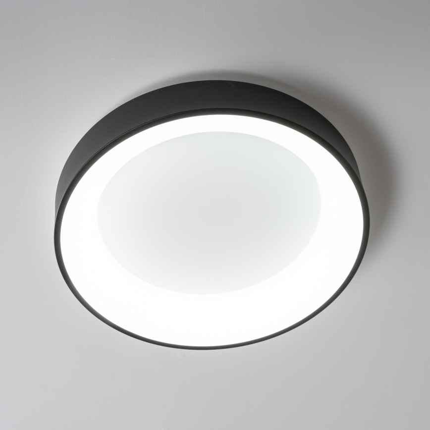 Brilagi - LED Aptumšojama griestu lampa FALCON LED/80W/230V 3000-6500K d. 60 cm melna + tālvadības pults