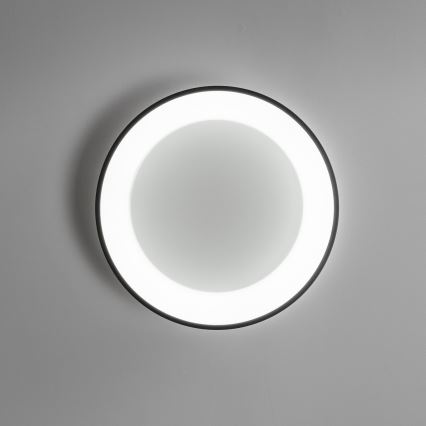 Brilagi - LED Aptumšojama griestu lampa FALCON LED/80W/230V 3000-6500K d. 60 cm melna + tālvadības pults