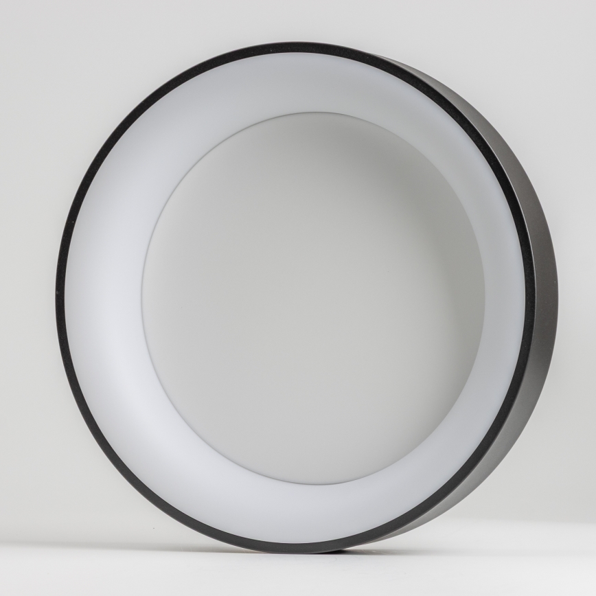 Brilagi - LED Aptumšojama griestu lampa FALCON LED/80W/230V 3000-6500K d. 60 cm melna + tālvadības pults