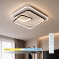 BRILAGI - LED aptumšojama griestu lampa FLARE LED/81W/230V 3000-6000K 50x50 cm balta/melna + tālvadība