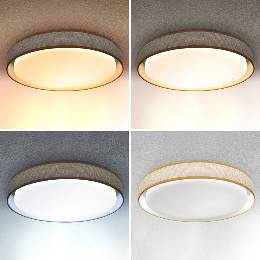 Brilagi - LED Aptumšojama griestu lampa KIANIA LED/48W/230V 3000-6500K d. 43 cm + tālvadības pults