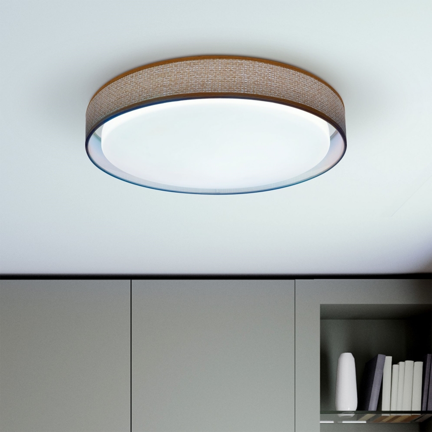 Brilagi - LED Aptumšojama griestu lampa KIANIA LED/48W/230V 3000-6500K d. 43 cm + tālvadības pults