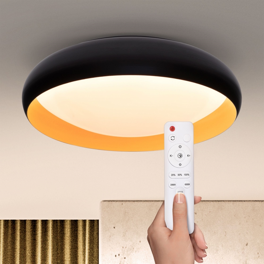 Brilagi - LED Aptumšojama griestu lampa LIVIA LED/48W/230V 3000-6500K d. 42 cm + tālvadības pults