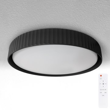 Brilagi - LED aptumšojama griestu lampa LUCIA LED/48W/230V 3000-6500K diam. 41 cm melna ar tālvadības pulti