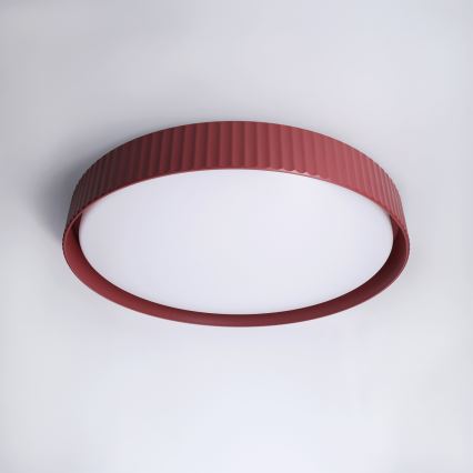 Brilagi - LED ar regulējamu spilgtumu griestu gaismeklis LUCIA LED/60W/230V 3000-6500K Ø 59 cm sarkans + tālvadības pults