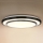 Brilagi - LED Aptumšojama griestu lampa LUCIANO LED/48W/230V 3000-6500K ø 39 cm melna + tālvadības pults