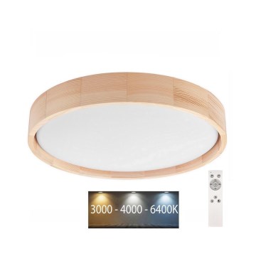Brilagi - LED Aptumšojama griestu lampa MANAROLA LED/24W/230V 3000-6500K + tālvadības pults