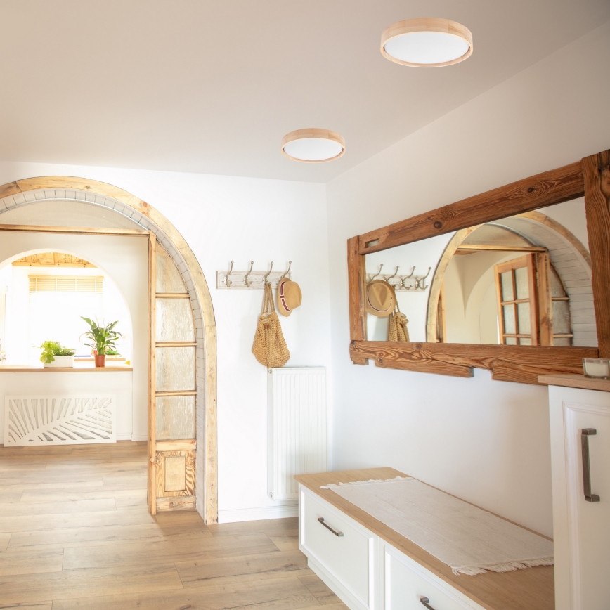 Brilagi - LED Aptumšojama griestu lampa MANAROLA LED/24W/230V 3000-6500K + tālvadības pults