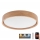 Brilagi - LED Aptumšojama griestu lampa MANAROLA SMART LED/24W/230V 2700-6500K ozols d. 41 cm Wi-Fi + tālvadības pults Tuya