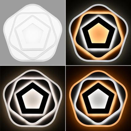 Brilagi - LED Aptumšojama griestu lampa MODERN LED/64W/230V 2700-6500K d. 40 cm + tālvadības pults