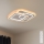 Brilagi - LED Aptumšojama griestu lampa MODERN LED/80W/230V 2700-6500K 52,5x52,5 cm + tālvadības pults