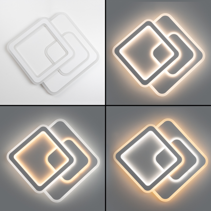 Brilagi - LED Aptumšojama griestu lampa MODERN LED/80W/230V 2700-6500K 52,5x52,5 cm + tālvadības pults