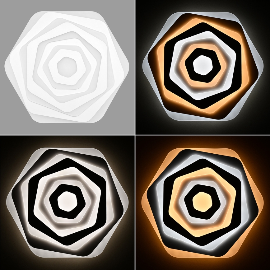 Brilagi - LED Aptumšojama griestu lampa MODERN LED/85W/230V 2700-6500K d. 53 cm + tālvadības pults