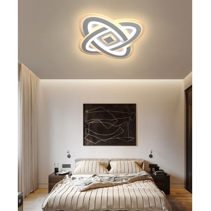 Brilagi - LED Aptumšojama griestu lampa MODERN LED/90W/230V 2700-6500K 48x48 cm+ tālvadības pults