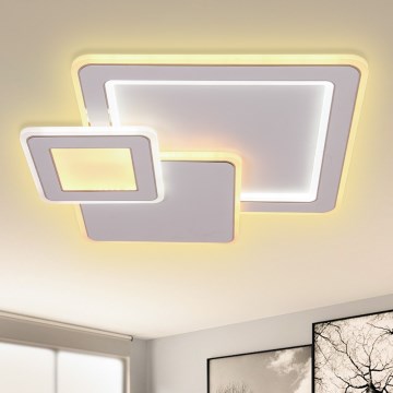 Brilagi - LED Aptumšojama griestu lampa MODERN LED/93W/230V 2700-6500K 48,5x48,5 cm + tālvadības pults
