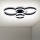 Brilagi - LED Aptumšojama griestu lampa ORBITS LED/49W/230V 3000/4000/6000K + tālvadības pults