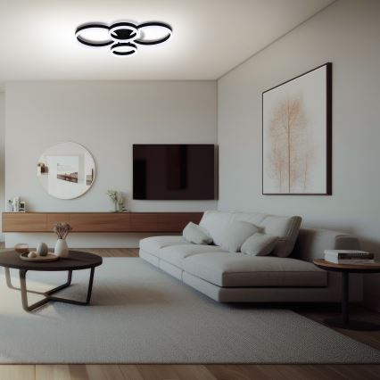 Brilagi - LED Aptumšojama griestu lampa ORBITS LED/49W/230V 3000/4000/6000K + tālvadības pults
