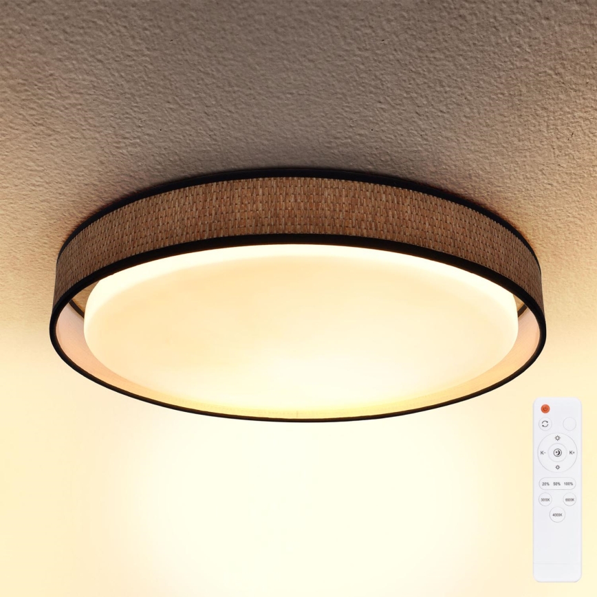 Brilagi - LED Aptumšojama griestu lampa PILAR LED/48W/230V 3000-6500K d. 43 cm + tālvadības pults
