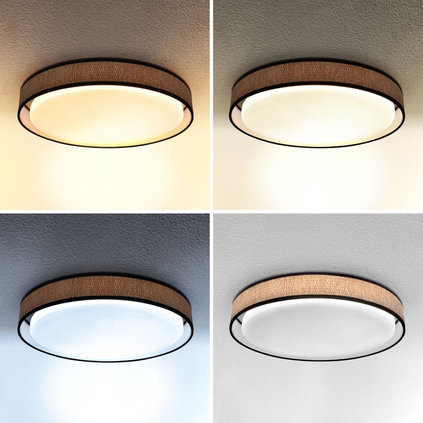 Brilagi - LED Aptumšojama griestu lampa PILAR LED/48W/230V 3000-6500K d. 43 cm + tālvadības pults