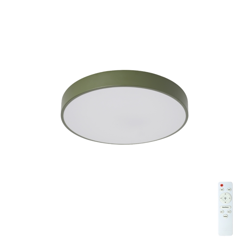 Brilagi - LED regulējams griestu gaismeklis POOL LED/36W/230V 3000-6000K diam. 30 cm zaļš + tālvadības pults