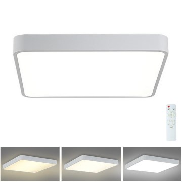 Brilagi - LED Aptumšojama griestu lampa POOL LED/36W/230V 3000-6000K 40x40 cm balta + tālvadības pults