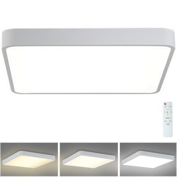 Brilagi - LED Aptumšojama griestu lampa POOL LED/48W/230V 3000-6000K 50x50 cm balta + tālvadības pults