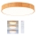 Brilagi - LED aptumšojama griestu lampa POOL LED/50W/230V 3000-6000K Ø 40 cm koka dekors + tālvadības pults
