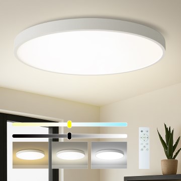 Brilagi - LED aptumšojama griestu lampa POOL SMART LED/180W/230V 3000-6000K Ø 120 cm Wi-Fi Tuya balta + tālvadība
