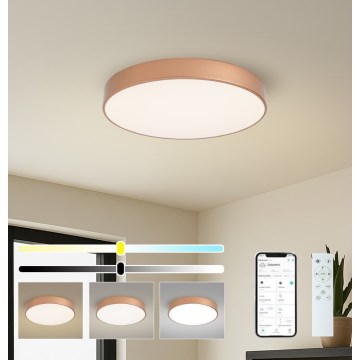 BRILAGI - LED aptumšojama griestu lampa POOL SMART LED/60W/230V 3000-6000K Ø 50 cm Wi-Fi Tuya bronzas krāsā + ar tālvadības pulti