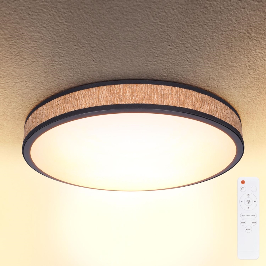Brilagi - LED Aptumšojama griestu lampa ROSA LED/48W/230V 3000-6500K d. 38 cm + tālvadības pults