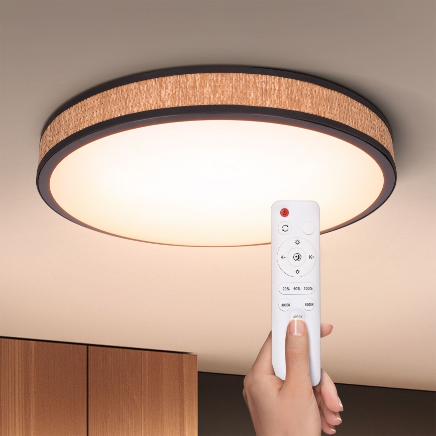 Brilagi - LED Aptumšojama griestu lampa ROSA LED/48W/230V 3000-6500K d. 38 cm + tālvadības pults