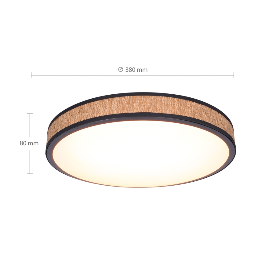 Brilagi - LED Aptumšojama griestu lampa ROSA LED/48W/230V 3000-6500K d. 38 cm + tālvadības pults