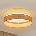 Brilagi - LED Aptumšojama griestu lampa ROYAL YUTE LED/24W/230V d. 45 cm 3000/4000/6500K bēša/krēmkrāsa  + tālvadības pults