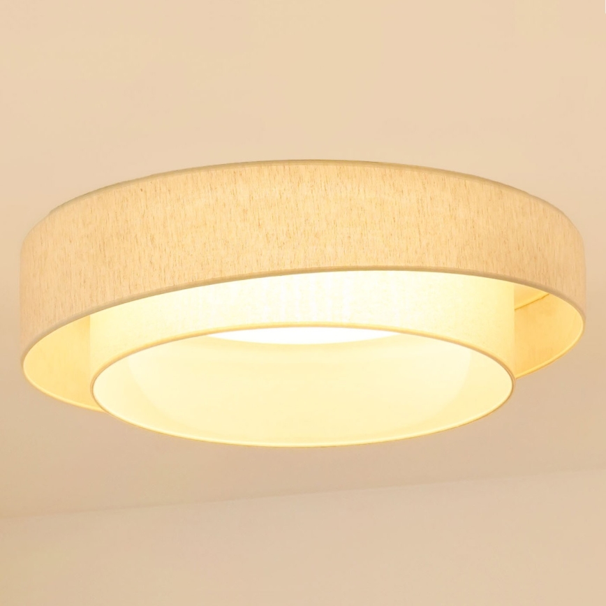 Brilagi - LED Aptumšojama griestu lampa SHINE LED/24W/230V 3000/4000/6500K krēmkrāsa + tālvadības pults