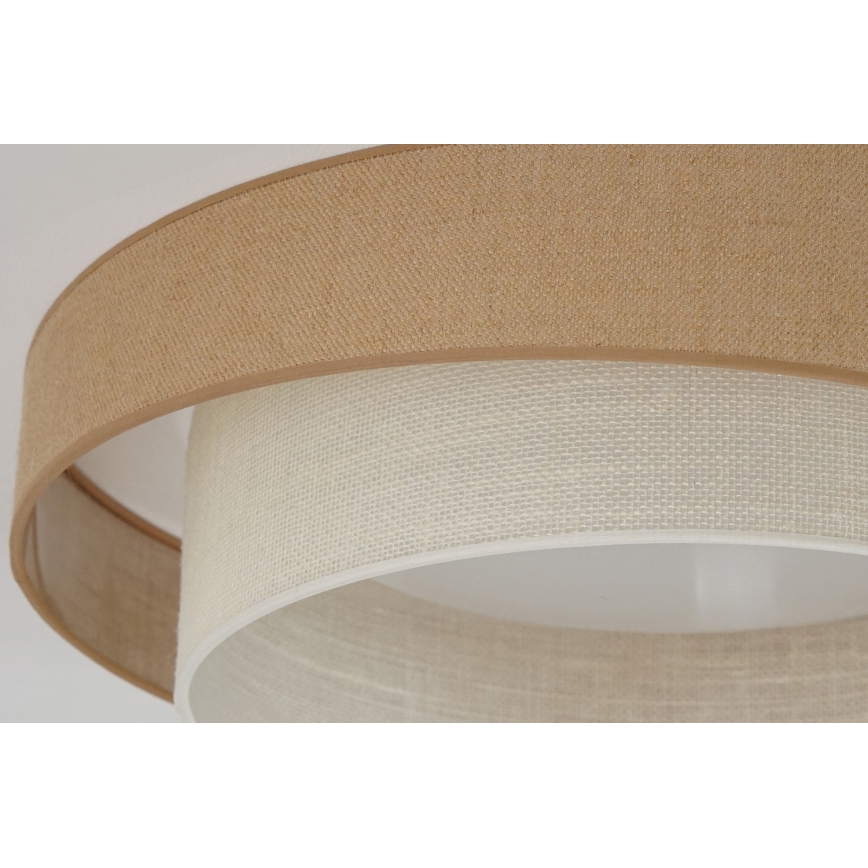 Brilagi - LED Aptumšojama griestu lampa SHINE LED/24W/230V d. 60 cm 3000/4000/6500K bēša/krēmkrāsa + tālvadības pults