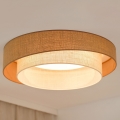 Brilagi - LED Aptumšojama griestu lampa SHINE LED/24W/230V d. 60 cm 3000/4000/6500K bēša/krēmkrāsa + tālvadības pults