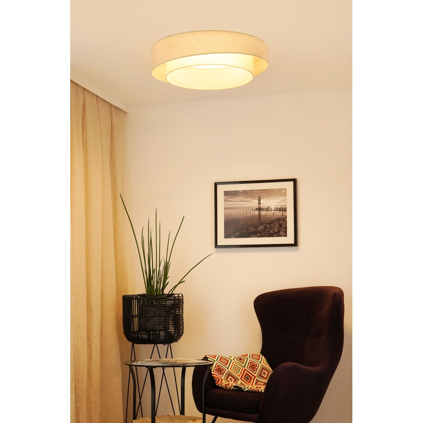 Brilagi - LED Aptumšojama griestu lampa SHINE LED/24W/230V 3000/4000/6500K krēmkrāsa + tālvadības pults