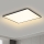 Brilagi - LED Aptumšojama griestu lampa SLIMFRAME LED/58W/230V 60x60 cm 3000-6000K melna + tālvadības pults