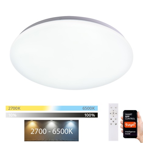 Brilagi - LED Aptumšojama griestu lampa SMART LED/24W/230V 2700-6500K Wi-Fi Tuya + tālvadības pults