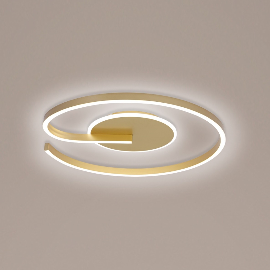 Brilagi -LED Aptumšojama griestu lampa SPIRAL LED/56W/230V 3000/4000/6000K+ tālvadības pults