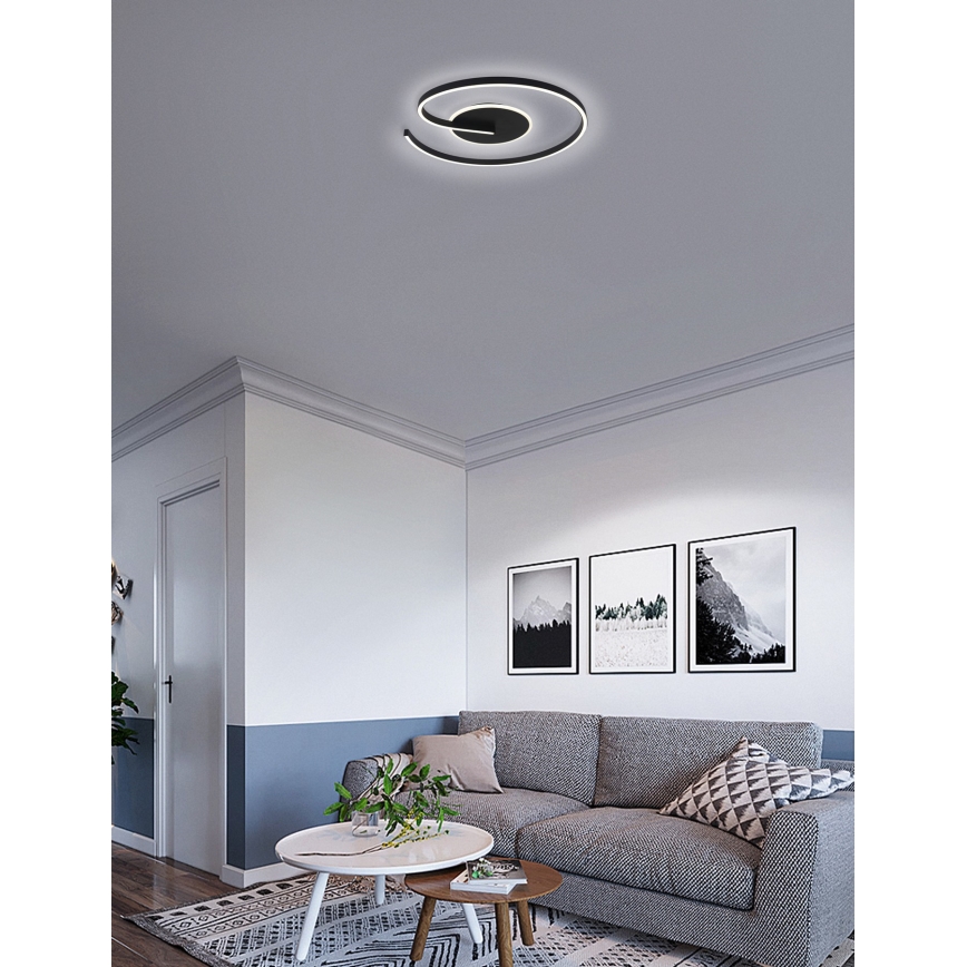 Brilagi - LED Aptumšojama griestu lampa SPIRAL LED/56W/230V 3000/4000/6000K + tālvadības pults